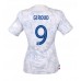 Maillot de foot France Olivier Giroud #9 Extérieur vêtements Femmes Monde 2022 Manches Courtes